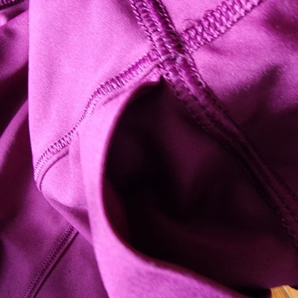 Athleta Purple Leggings Side Pocket Stash - Picture 9 of 9
